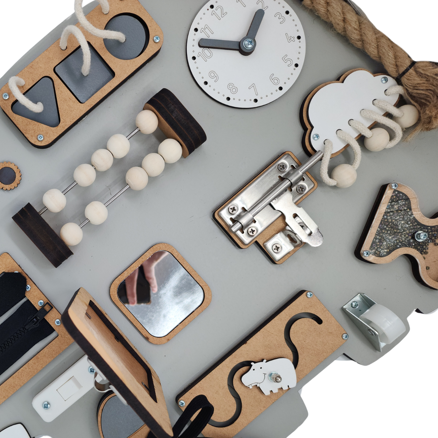 Hugo the Hippo Wall-mounted Activity Board - Image 15