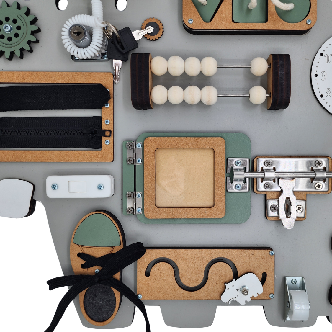 Hugo the Hippo Wall-mounted Activity Board - Image 11
