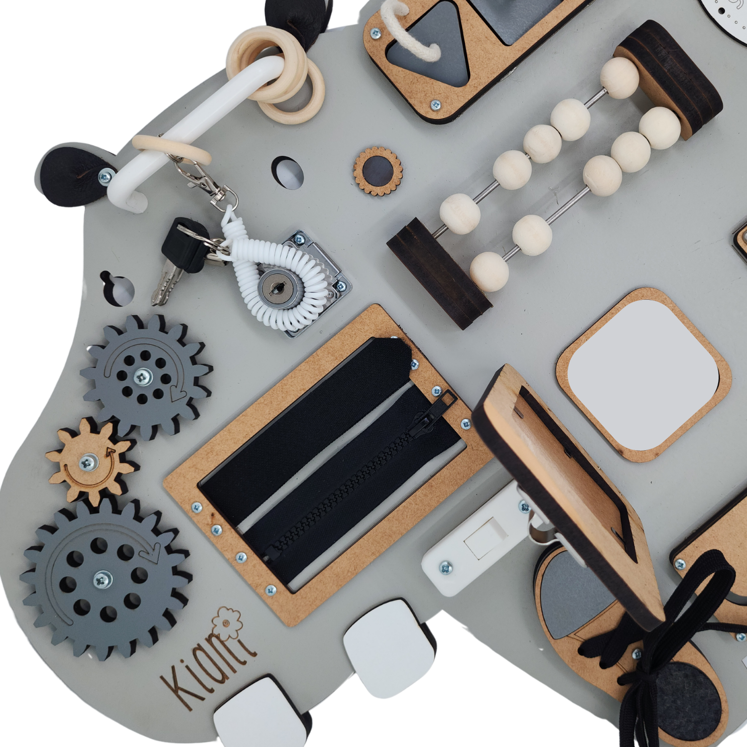 Hugo the Hippo Wall-mounted Activity Board - Image 7