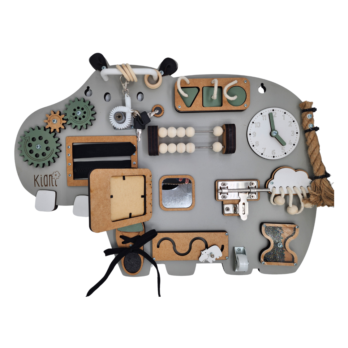 Hugo the Hippo Wall-mounted Activity Board - Image 5