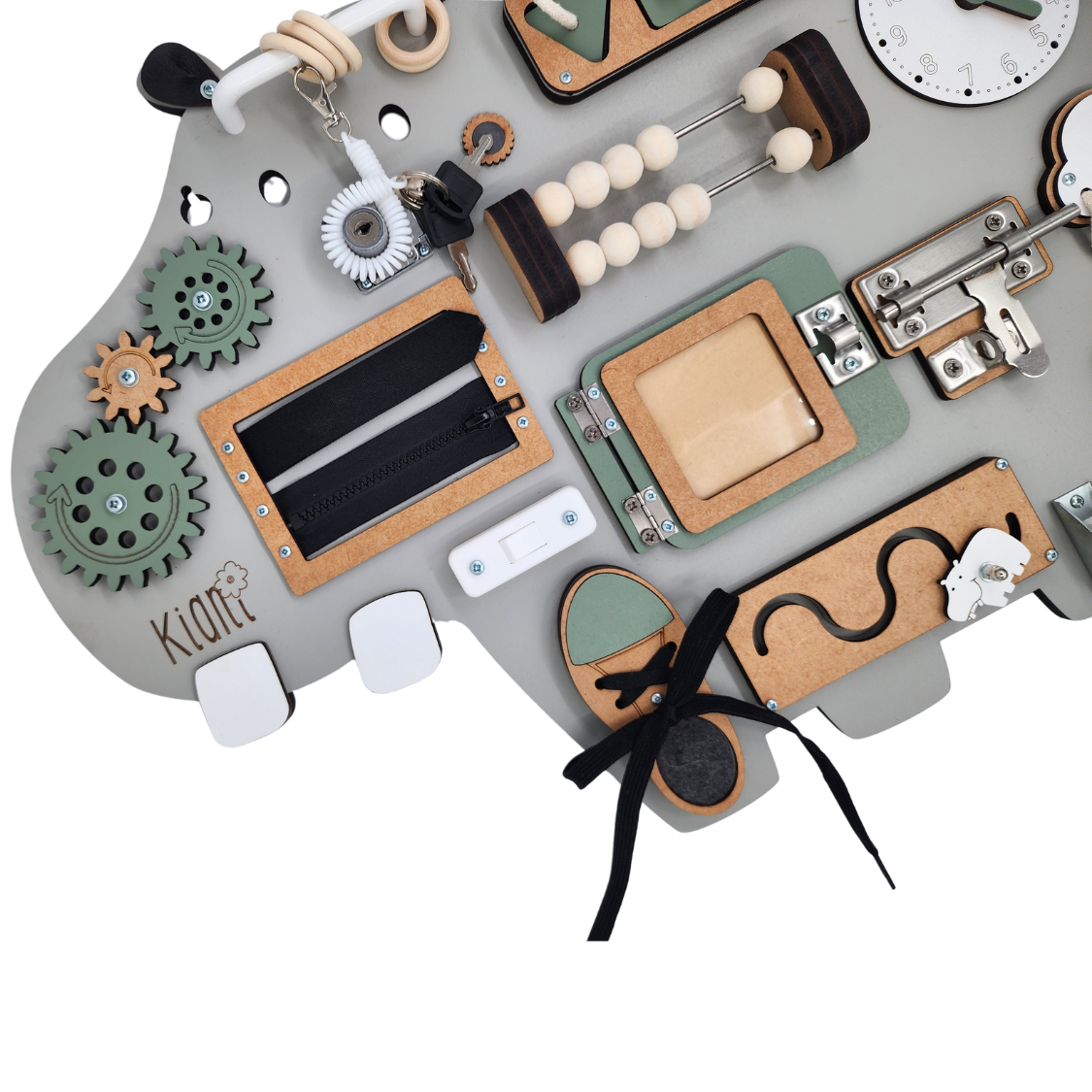 Hugo the Hippo Wall-mounted Activity Board - Image 8